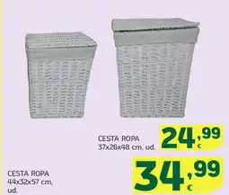 HiperDino Cesta ropa oferta