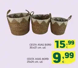 HiperDino Cesta asas bord oferta