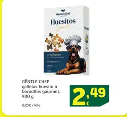 HiperDino GENTLE CHEF galletas huesito o bocaditos gourmet oferta