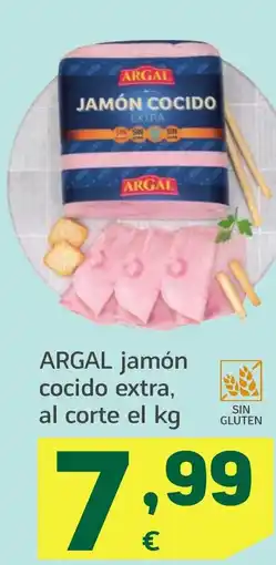 HiperDino ARGAL jamón cocido extra oferta