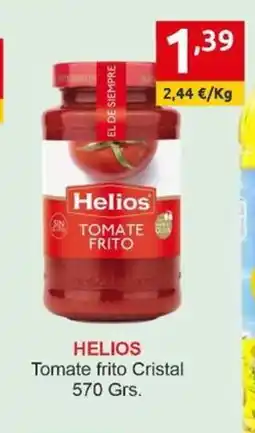 Supermercados Extremadura HELIOS Tomate frito Cristal oferta
