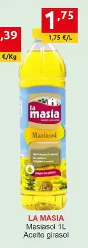 Supermercados Extremadura LA MASIA Masiasol Aceite girasol oferta