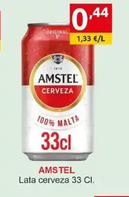Supermercados Extremadura AMSTEL Lata cerveza oferta