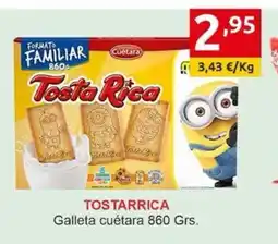 Supermercados Extremadura TOSTARRICA Galleta cuétara oferta