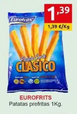 Supermercados Extremadura EUROFRITS Patatas prefritas oferta