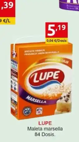 Supermercados Extremadura LUPE Maleta marsella 84 Dosis oferta