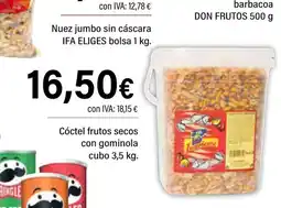 Cash Ifa Cóctel frutos secos con gominola cubo oferta