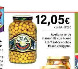 Cash Ifa LUPY Aceituna verde manzanilla con hueso oferta