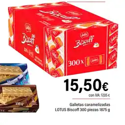 Cash Ifa LOTUS BISCOFF Galletas caramelizadas oferta