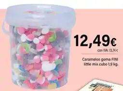 Cash Ifa FINI Caramelos goma little mix cubo oferta