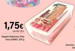 Cash Ifa DAMEL Regaliz Rellenitos Pika fresa oferta