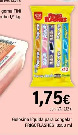 Cash Ifa FRIGOFLASHES Golosina líquida para congelar oferta