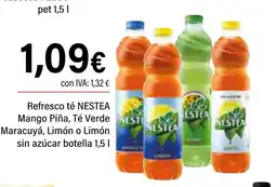 Cash Ifa NESTEA Refresco té Mango Piña, Té Verde Maracuyá, Limón o Limón oferta