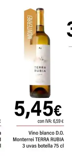 Cash Ifa TERRA RUBIA Vino blanco D.O. Monterrei 3 uvas botella oferta