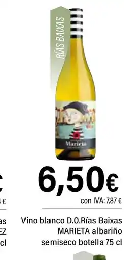 Cash Ifa MARIETA Vino blanco D.O.Rías Baixas albariño oferta