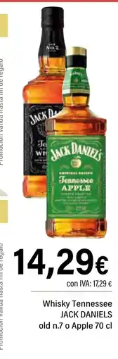 Cash Ifa JACK DANIELS Whisky Tennessee oferta