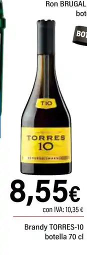 Cash Ifa TORRES-10 Brandy botella oferta