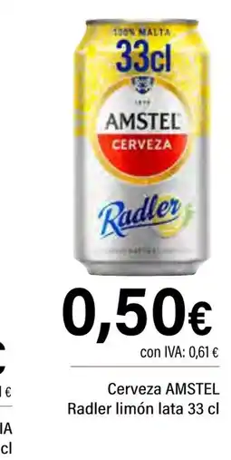 Cash Ifa AMSTEL Cerveza Radler limón lata oferta