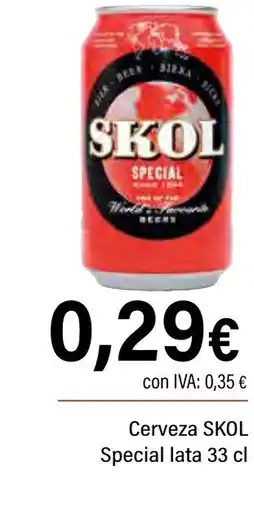 Cash Ifa SKOL Cerveza Special lata oferta