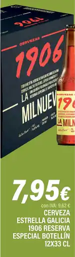 Cash Ifa Cerveza estrella galicia 1906 reserva especial botellín oferta