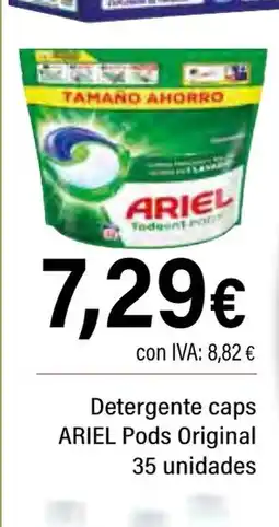 Cash Ifa ARIEL Detergente caps Pods Original oferta