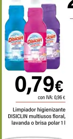 Cash Ifa DISICLIN Limpiador higienizante multiusos floral, lavanda o brisa polar oferta