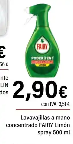 Cash Ifa FAIRY Lavavajillas a mano concentrado Limón oferta