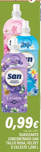 Cash Ifa Suavizante concentrado san talco rosa, velvet oferta