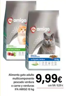 Cash Ifa IFA AMIGO Alimento gato adulto multicomponente pescado verdura o carne y verduras oferta
