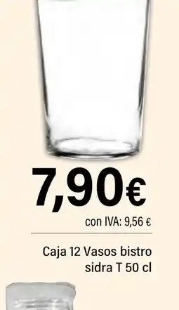 Cash Ifa Caja 12 Vasos bistro oferta