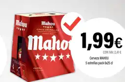 Cash Ifa MAHOU Cerveza oferta