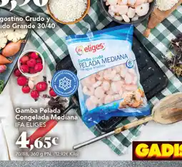 Gadis IFA ELIGES Gamba Pelada Congelada Mediana oferta