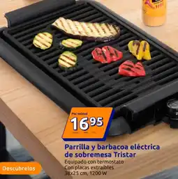 Action TRISTAR Parrilla y barbacoa eléctrica de sobremesa oferta