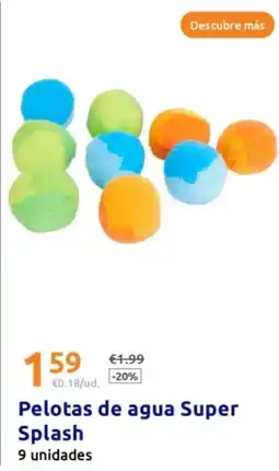 Action Pelotas de agua Super Splash oferta