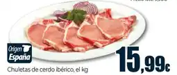 Unide Market Chuletas de cerdo ibérico oferta