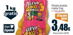 Unide Market Patata lavada, malla oferta
