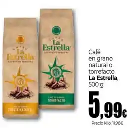 Unide Market LA ESTRELLA Café en grano natural o torrefacto oferta