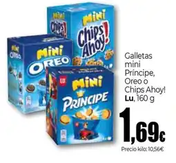 Unide Market LU Galletas mini Príncipe, Oreo o Chips Ahoy! oferta