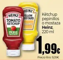 Unide Market HEINZ Kétchup pepinillos o mostaza oferta