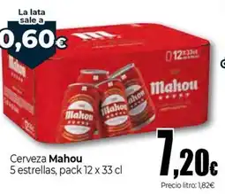 Unide Market MAHOU Cerveza 5 estrellas, oferta