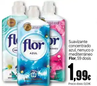 Unide Market FLOR Suavizante concentrado azul, nenuco o mediterráneo oferta