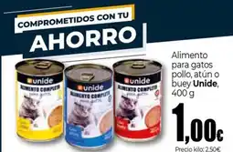 Unide Market UNIDE Alimento para gatos pollo, atún o buey oferta