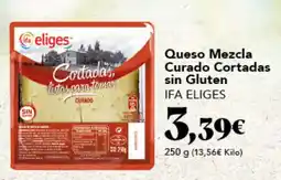 Gadis IFA ELIGES Queso Mezcla Curado Cortadas sin Gluten oferta