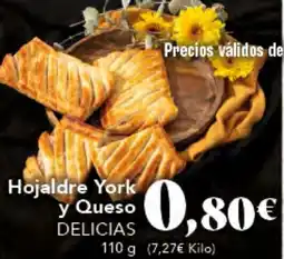 Gadis DELICIAS Hojaldre York y Queso oferta