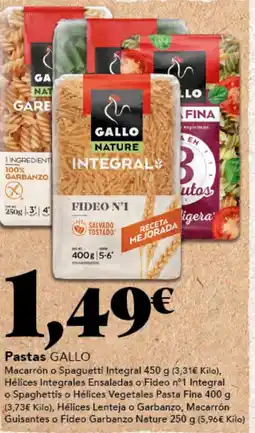 Gadis GALLO Pastas oferta