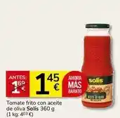 Supermercados Charter Solís - tomate frito con aceite de oliva oferta