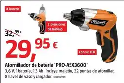 Bauhaus Toolson - atornillador de batería 'pro-asx3600' oferta