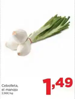 Alimerka Cebolleta, el manojo oferta