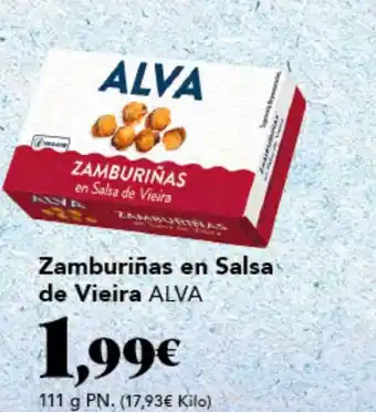 Gadis ALVA Zamburiñas en Salsa de Vieira oferta