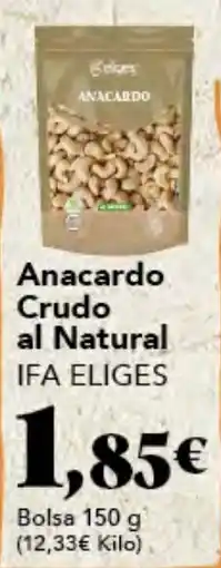 Gadis IFA ELIGES Anacardo Crudo al Natural oferta